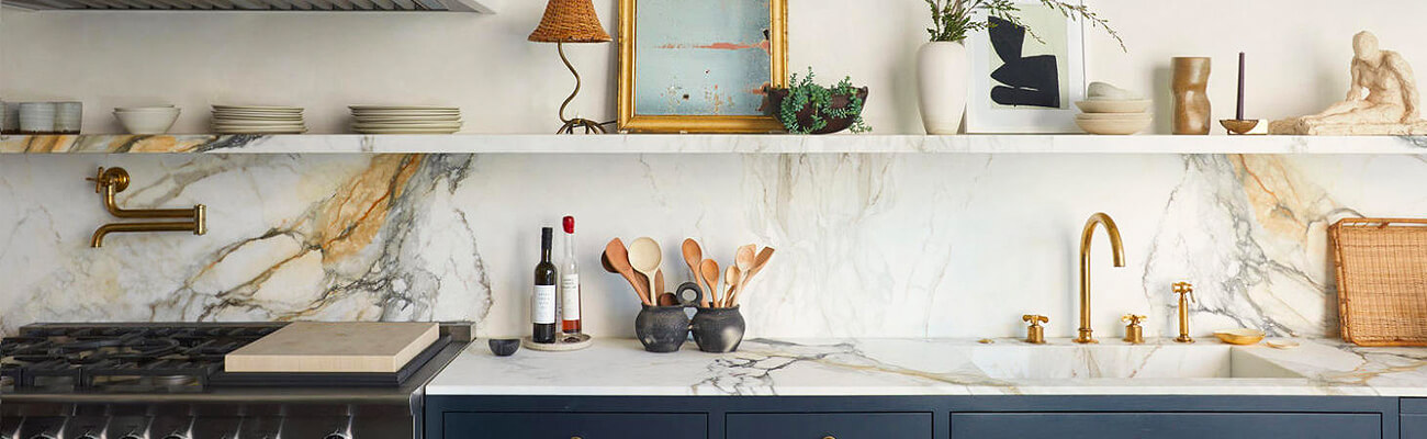 Marble in the Kitchen Calia Stone Boutique