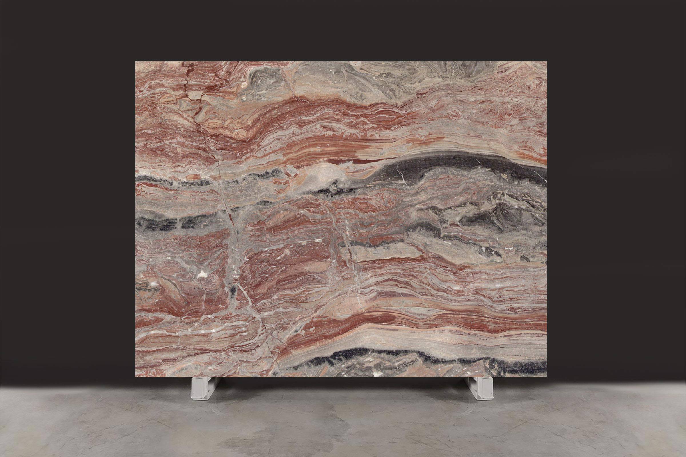 Arabescato Rosso – Polished 2CM – Lot 2546 - Image 3