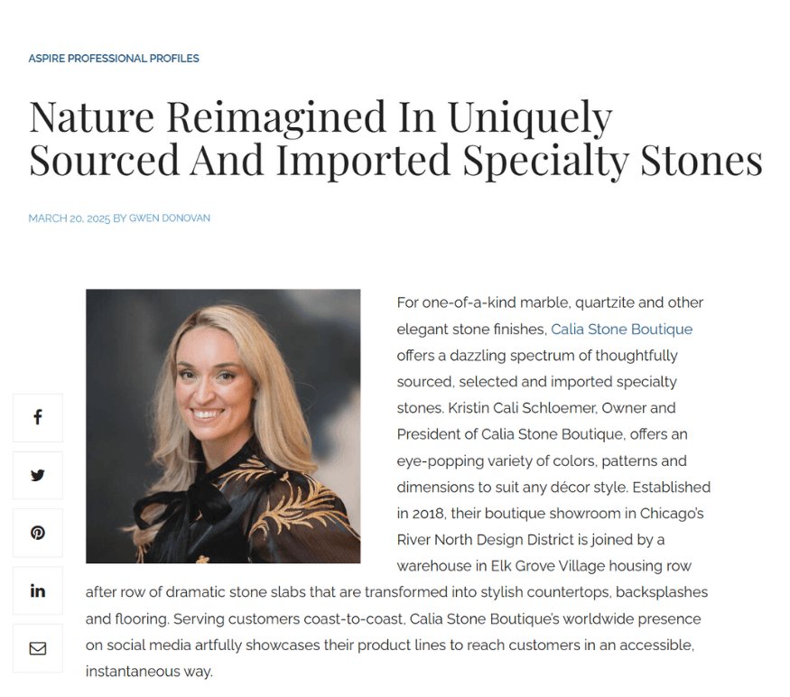 Professional Portfolio feature, Aspire — image 1