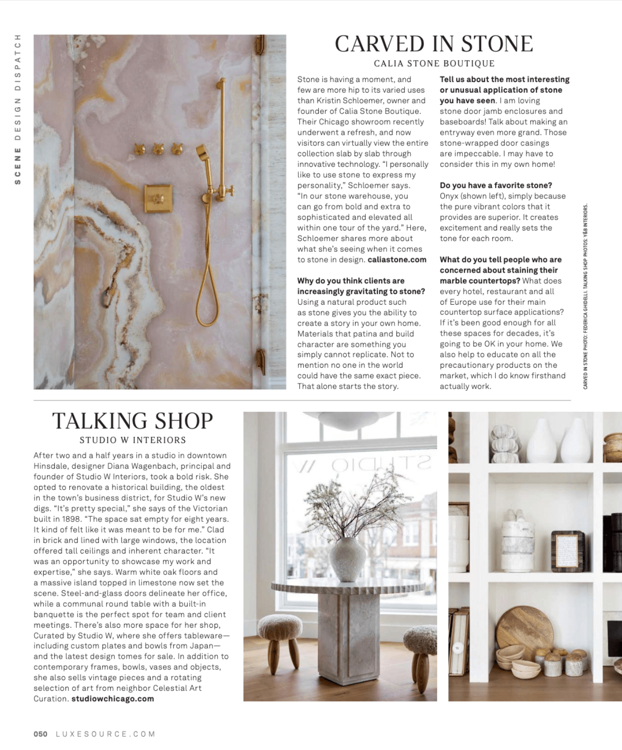 Carved in Stone feature, LUXE Interiors + Design — image 2