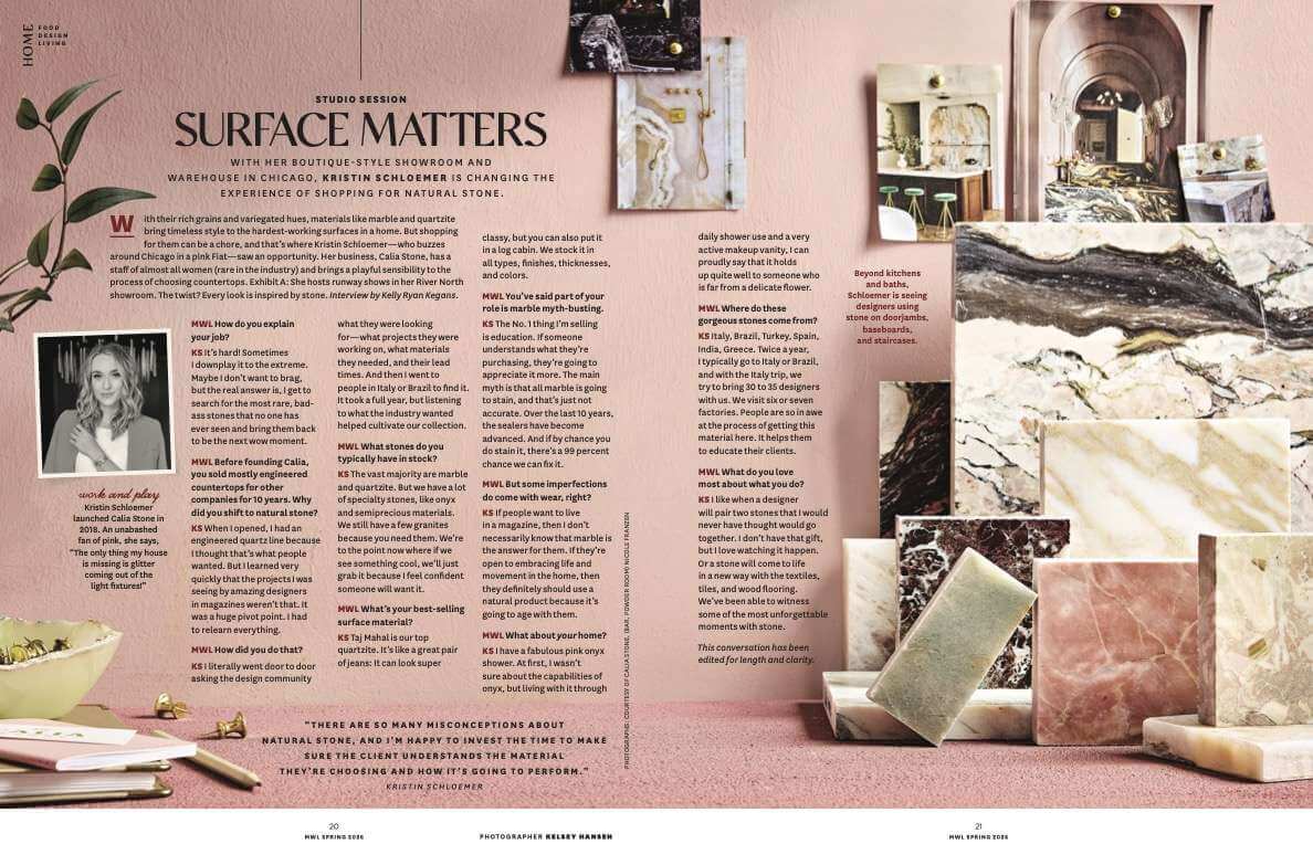 Surface Matters feature, Midwest Living — image 1